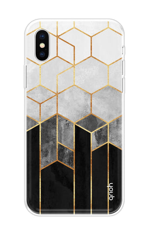 Hexagonal Pattern iPhone X Back Cover