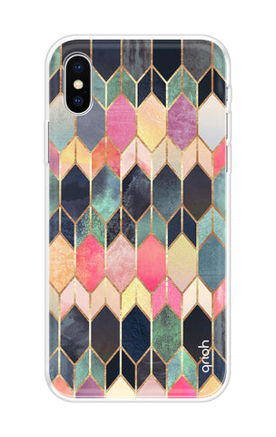 Shimmery Pattern iPhone X Back Cover
