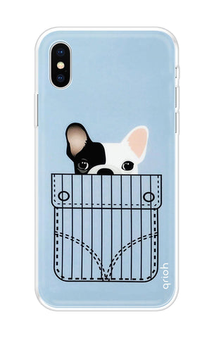 Cute Dog iPhone X Back Cover