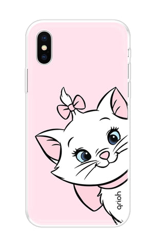 Cute Kitty iPhone X Back Cover