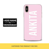 Roseate Text Customized Phone Cover