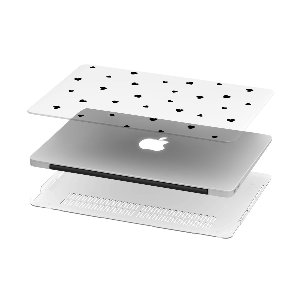 Black Hearts Macbook cover