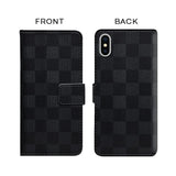 Grey Block Flip Cover for iPhone