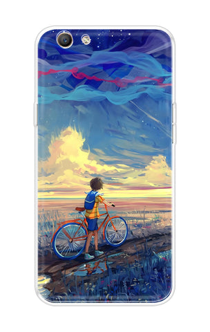 Riding Bicycle to Dreamland Oppo F1s Back Cover