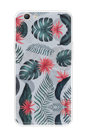 Retro Floral Leaf Oppo F1s Back Cover