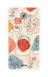 Abstract Faces Samsung ON Max Back Cover