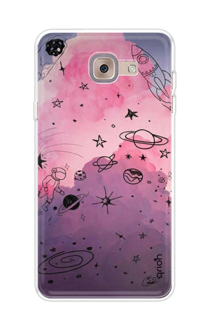 Space Doodles Art Samsung ON Max Back Cover