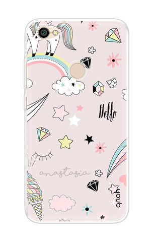 Unicorn Doodle Xiaomi Redmi Y1 Back Cover