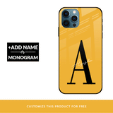 Stylish Yellow Custom Glass Cover