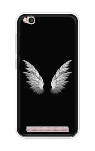 White Angel Wings xiaomi redmi 5a Back Cover