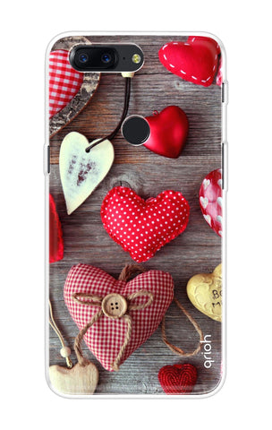 Valentine Hearts OnePlus 5T Back Cover