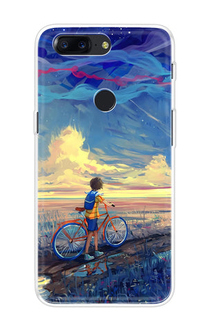Riding Bicycle to Dreamland OnePlus 5T Back Cover