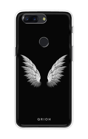 White Angel Wings OnePlus 5T Back Cover