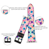 Seamless Rainbow Pattern Strap for Apple Watch