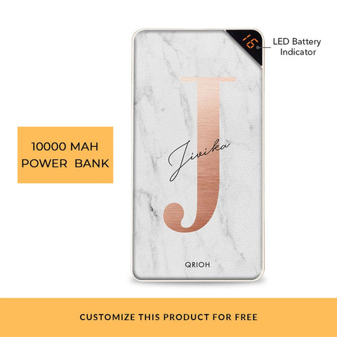 Bronze Marble Customized Power Bank