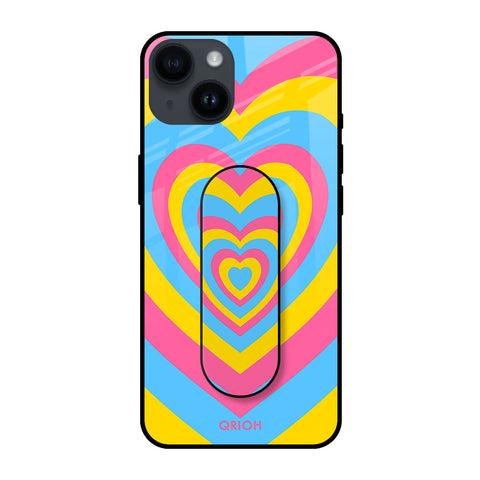 Y2K Heart Glass case with Slider Phone Grip Combo Cases & Covers Online