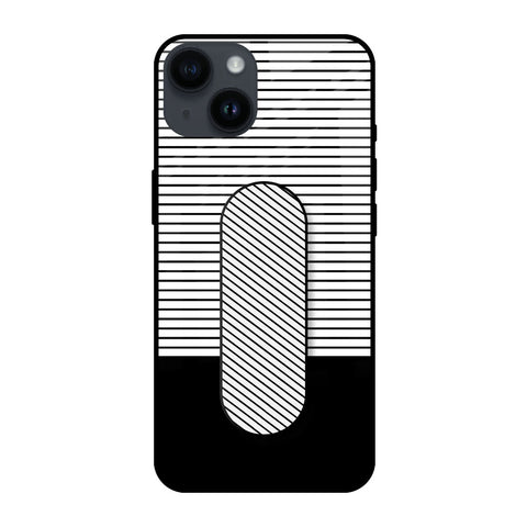 Horizontal Stripes Glass case with Slider Phone Grip Combo Cases & Covers Online