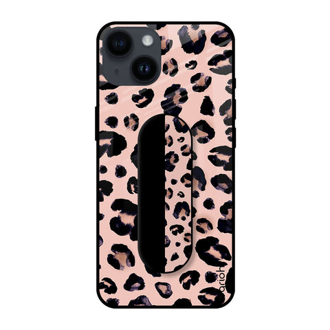 Half Leopard Half Black Glass case with Slider Phone Grip Combo Cases & Covers Online