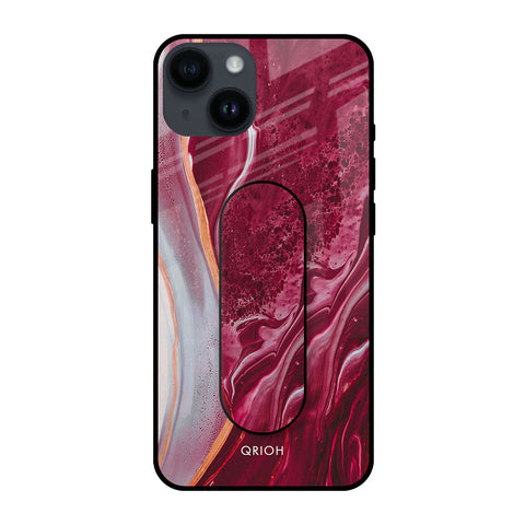 Crimson Ruby Glass case with Slider Phone Grip Combo Cases & Covers Online