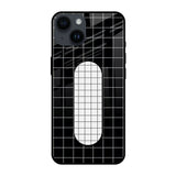Checked Square Pattern Glass case with Slider Phone Grip Combo Cases & Covers Online