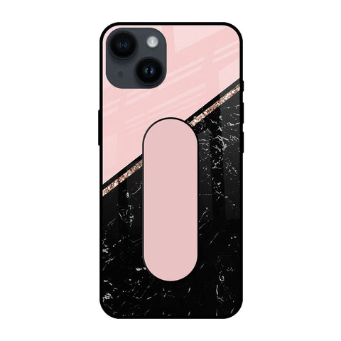 Marble Texture Pink Glass case with Slider Phone Grip Combo Cases & Covers Online