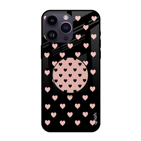 Heart Pattern Glass case with Round Phone Grip Combo Cases & Covers Online