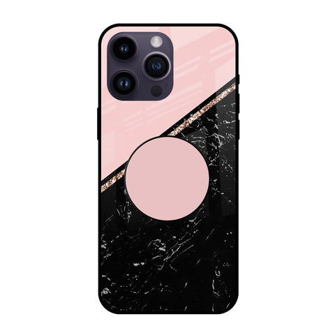 Marble Texture Pink Glass case with Round Phone Grip Combo Cases & Covers Online