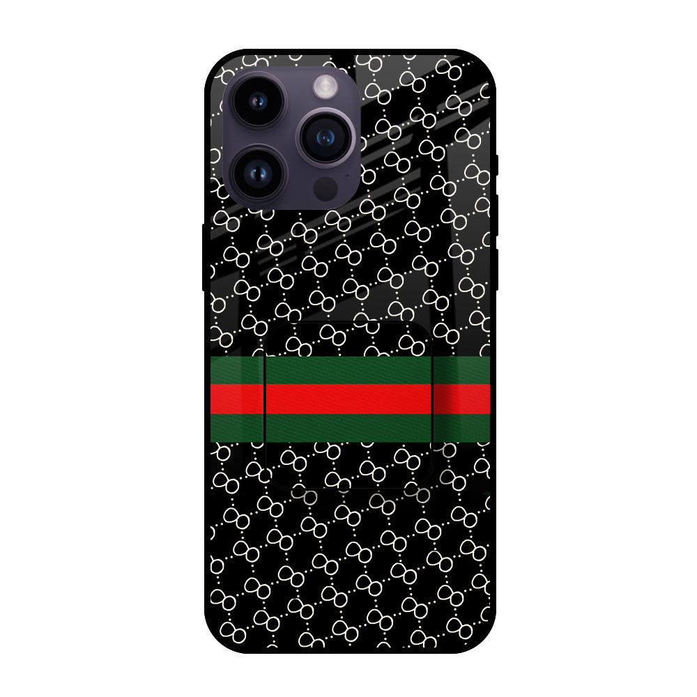 Branded Texture Glass case with Square Phone Grip Combo Cases & Covers Online