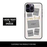 Polaroid Collage Custom Glass Cover