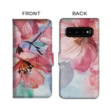 Painting Floral Print Flip Case for Samsung