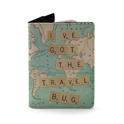 Travel Bug Passport Cover