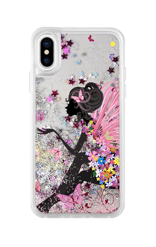 Glamorous Chic Silver Star Sparkle iPhone Glitter Cases & Covers Online 