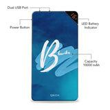 Bold Blue Customized Power Bank