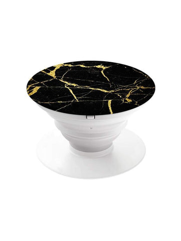 Black Marble Phone Grip with Mount