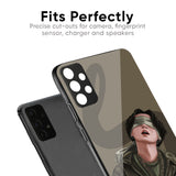 Blind Fold Glass Case for Poco X3