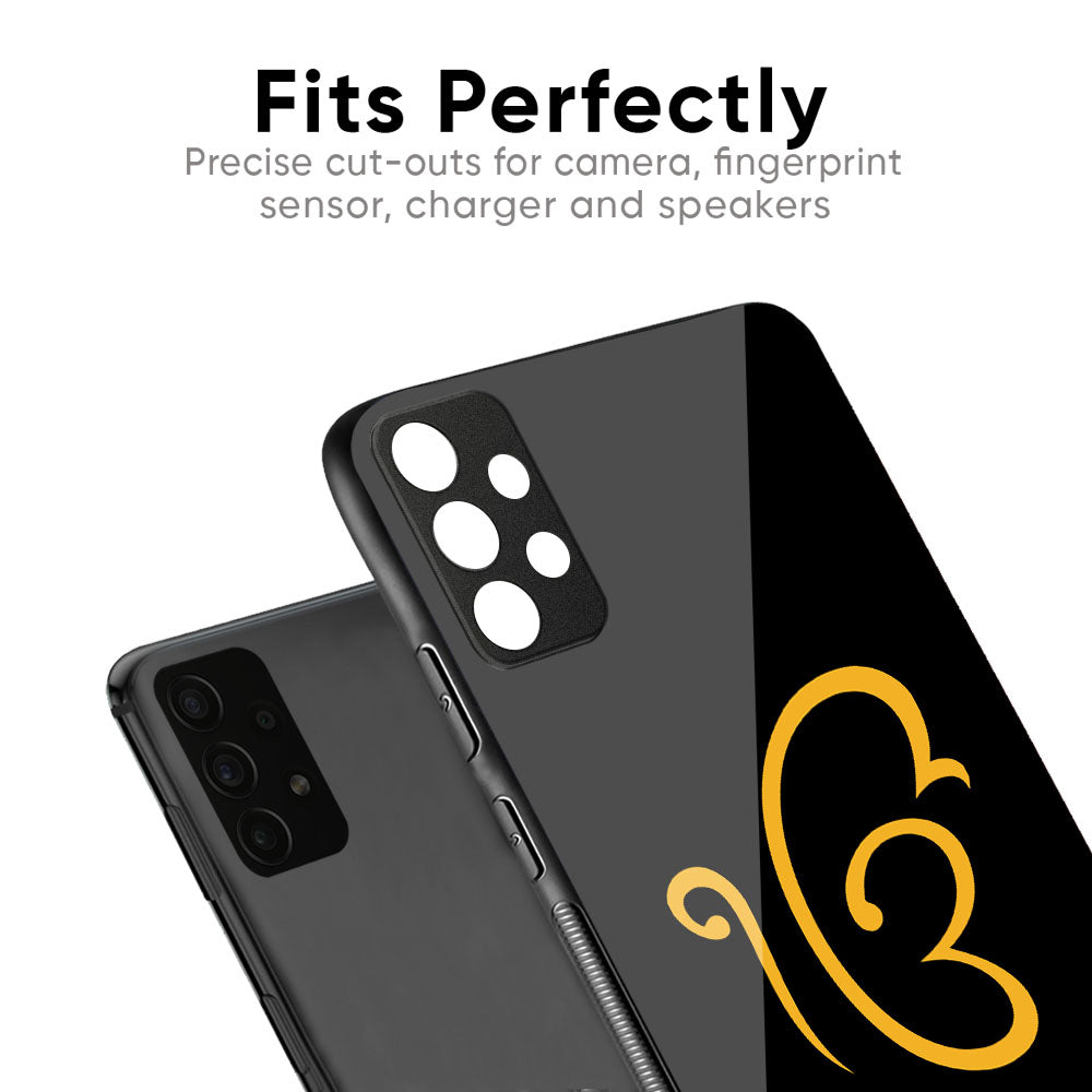 Luxury Fashion Initial Glass Case for Vivo X70 Pro Plus