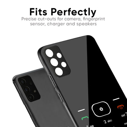 Classic Keypad Pattern Glass Case for Redmi Note 12 5G