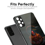 Lord Hanuman Animated Glass Case for Poco X3