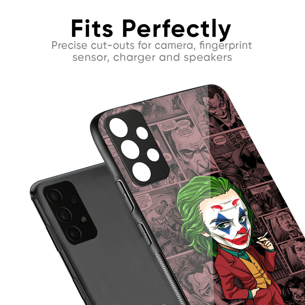 Joker Cartoon Glass Case for Vivo X50 Pro
