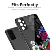 Rose Flower Bunch Art Glass Case for Oppo F17 Pro