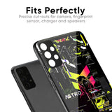 Astro Glitch Glass Case for Poco M3 Pro