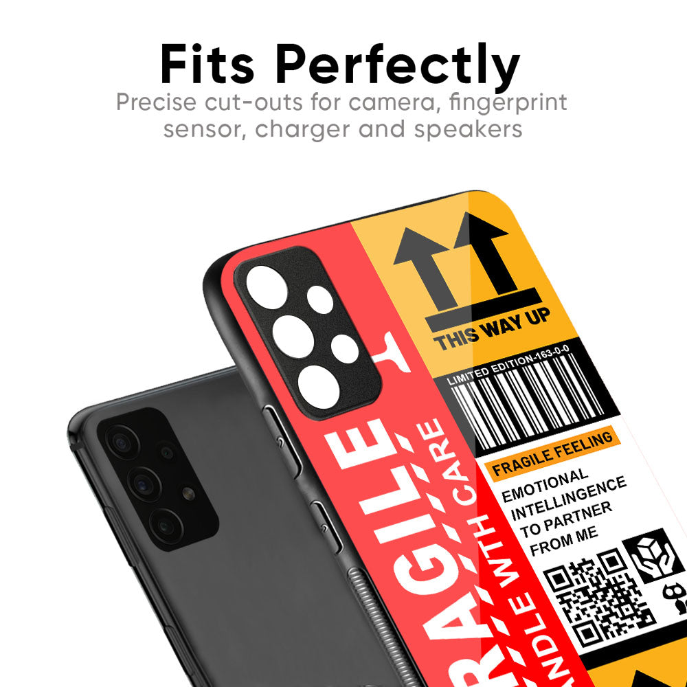 Handle With Care Glass Case for Vivo X50 Pro