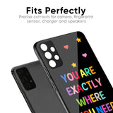Magical Words Glass Case for Oppo F19 Pro Plus