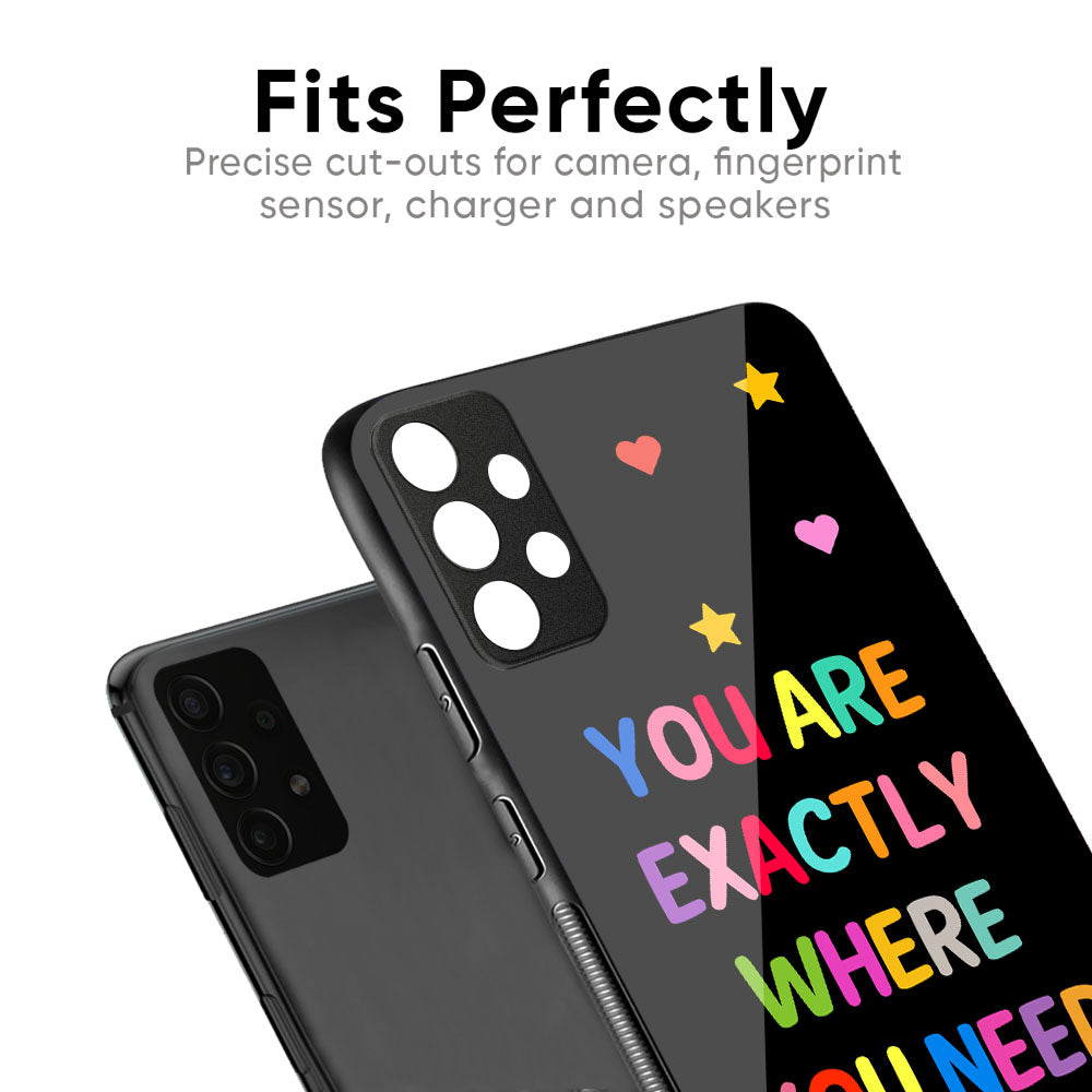 Magical Words Glass Case for Vivo V29e 5G