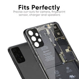 Skeleton Inside Glass Case for Redmi Note 10T 5G