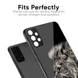 Brave Lion Glass Case for Realme C21Y