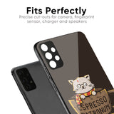 Tea With Kitty Glass Case For Vivo V19