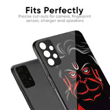 Lord Hanuman Glass Case For Oppo A76