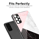 Marble Collage Art Glass Case For Oppo F17 Pro