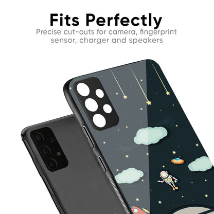 Astronaut Dream Glass Case For Vivo X50 Pro